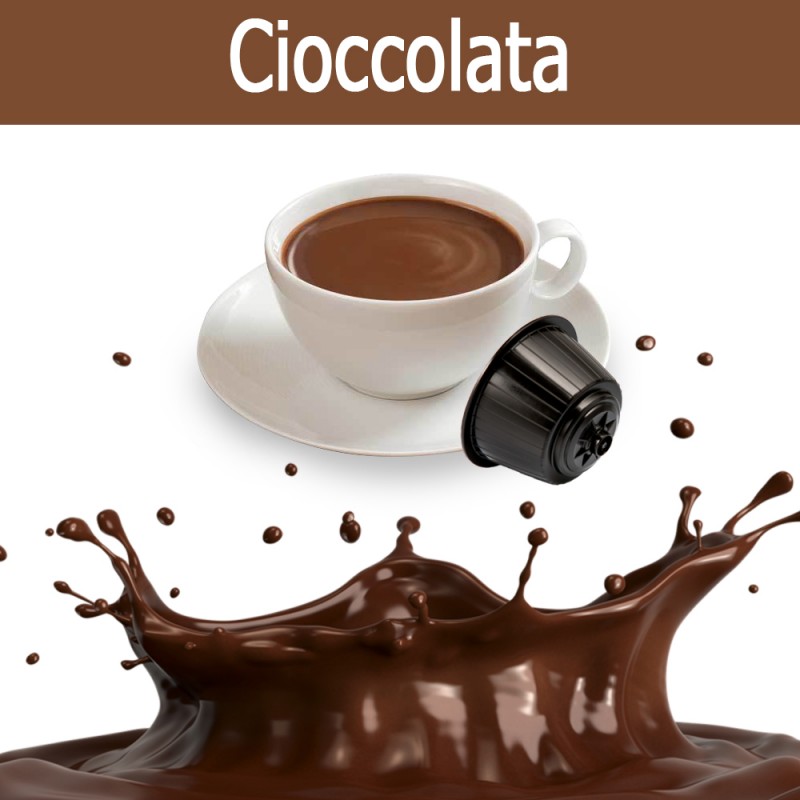 16 Capsule Cioccolata compatibili Nescafè Dolce Gusto - Caffè Borbone