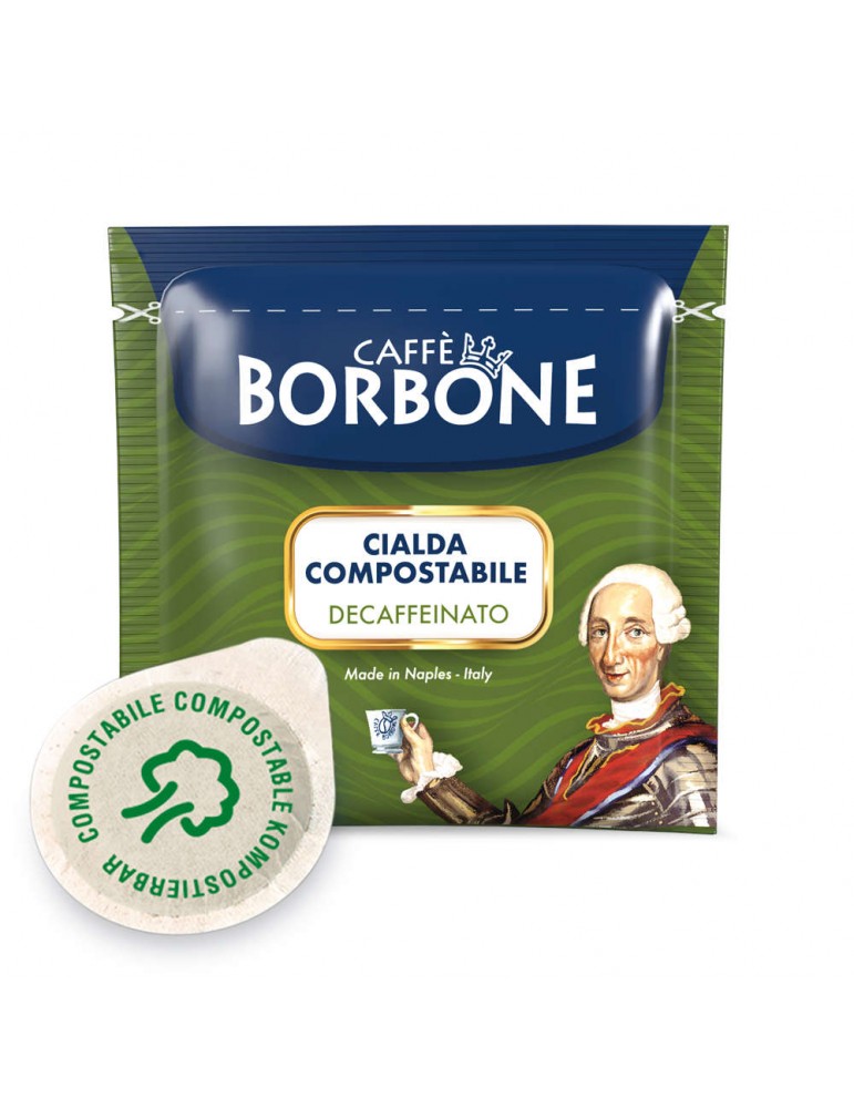 Miscela Verde Decaffeinato Caffè Borbone Cialde ESE 44 mm