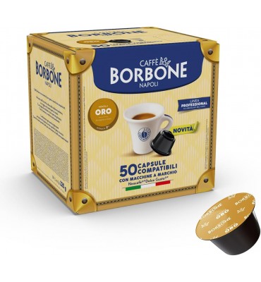 Miscela Oro Caffè Borbone - 50 Capsule Compatibili Dolce Gusto