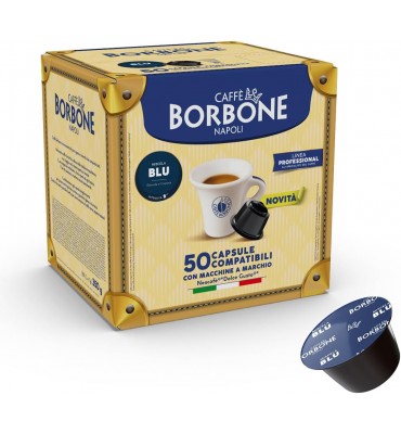 Miscela Blu Caffè Borbone - 50 Capsule Compatibili Dolce Gusto